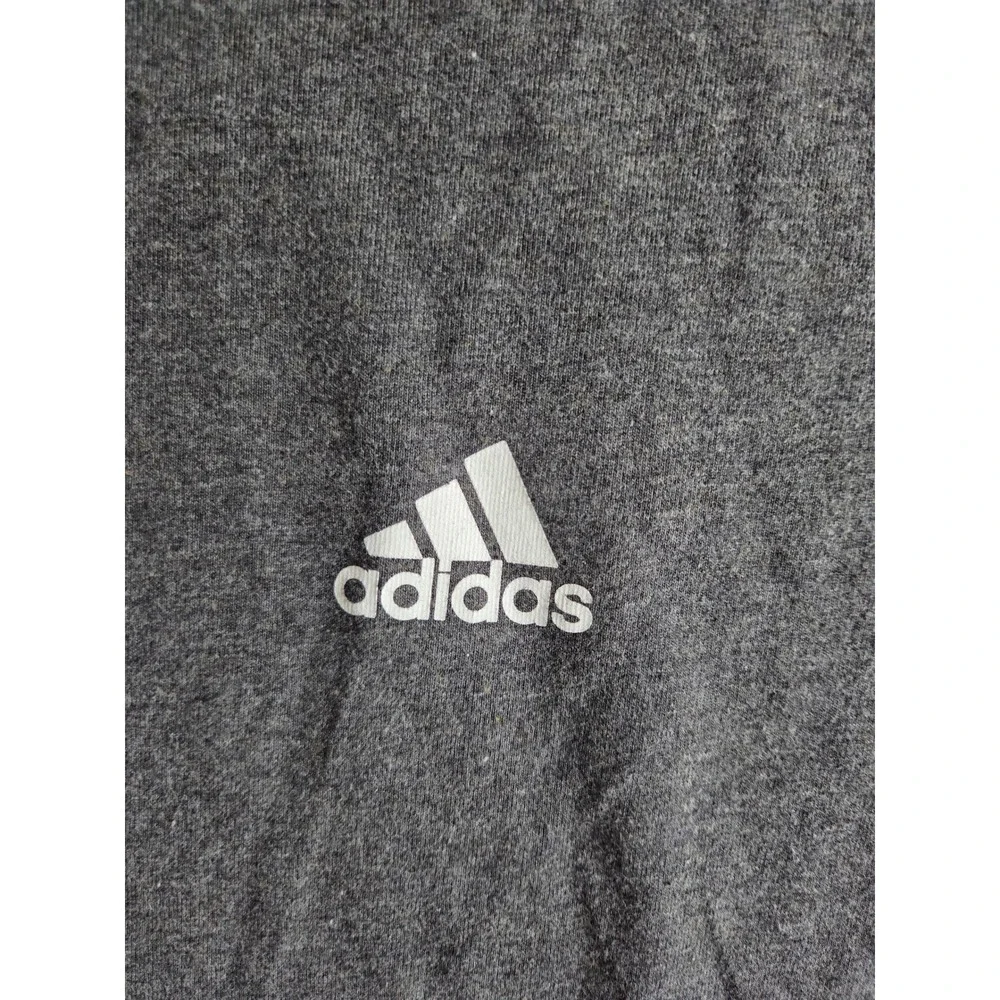 Adidas Golf Mens XL T-Shirt Charcoal Gray Heather Short Sleeve Crew Neck Tee